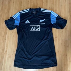 New Zealand All Blacks Adidas Rugby Training Jersey